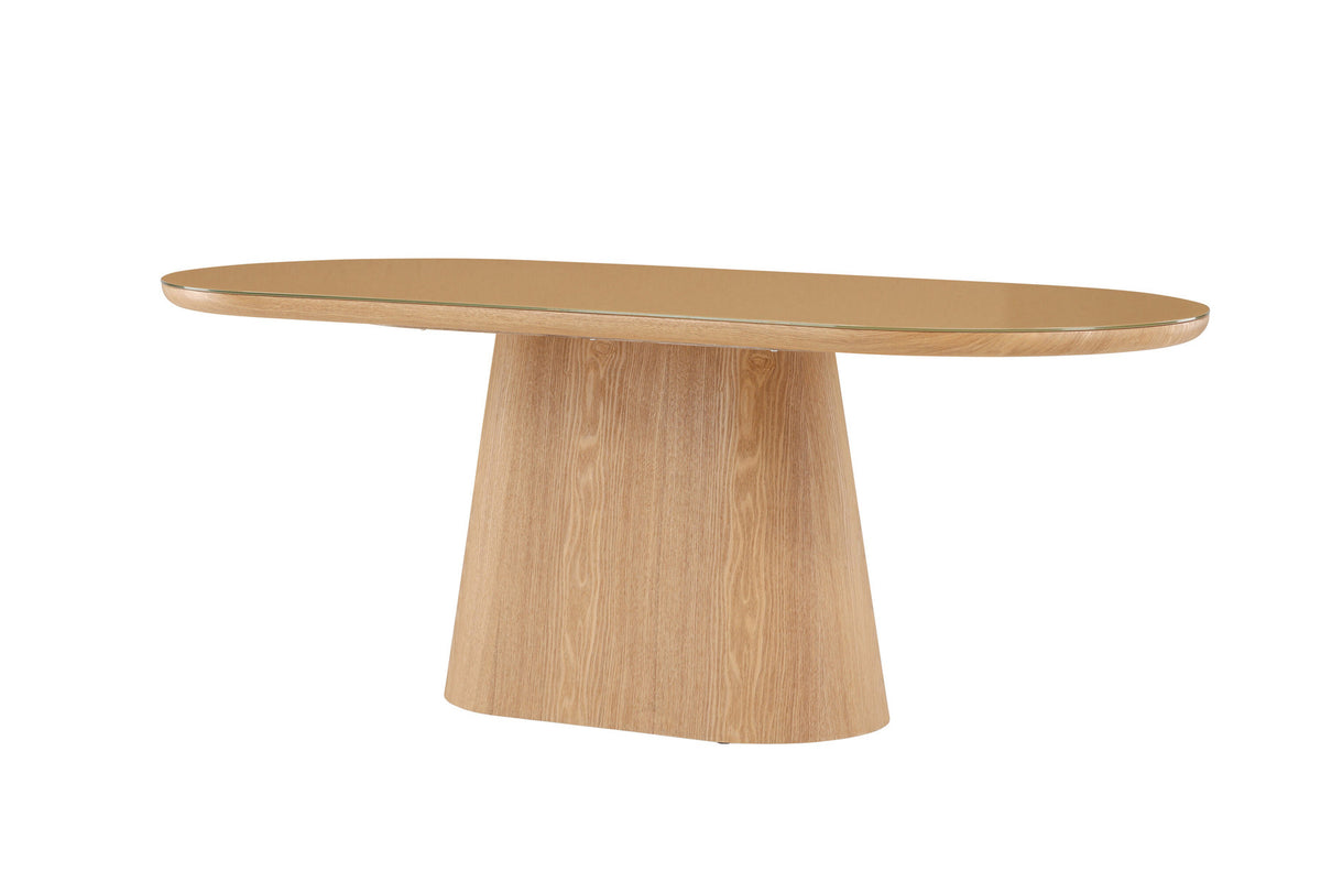 Castor ovaler Esstisch in Nature präsentiert im Onlineshop von KAQTU Design AG. Esstisch ist von Venture Home