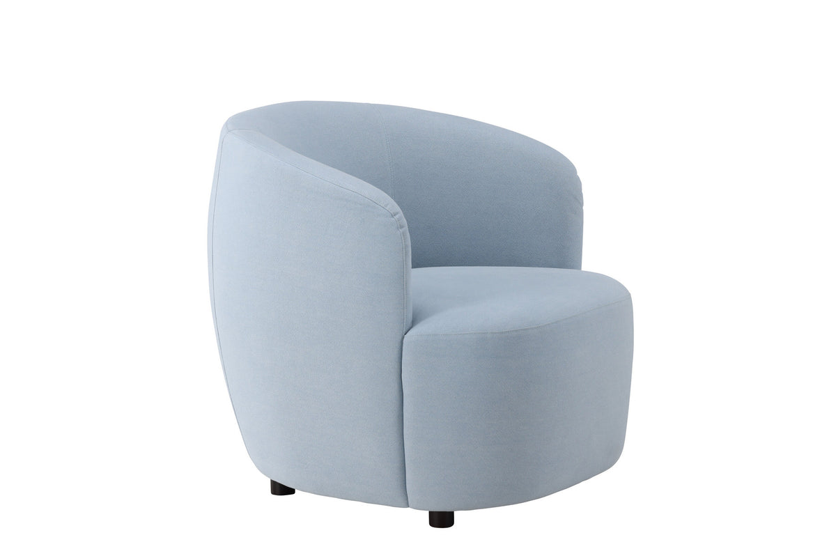 Bobbo Sessel in Blue präsentiert im Onlineshop von KAQTU Design AG. Sessel mit Armlehnen ist von Venture Home