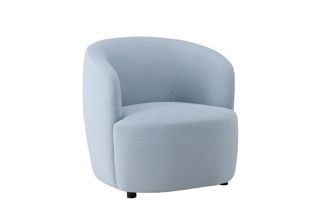 Bobbo Sessel in Blue präsentiert im Onlineshop von KAQTU Design AG. Sessel mit Armlehnen ist von Venture Home