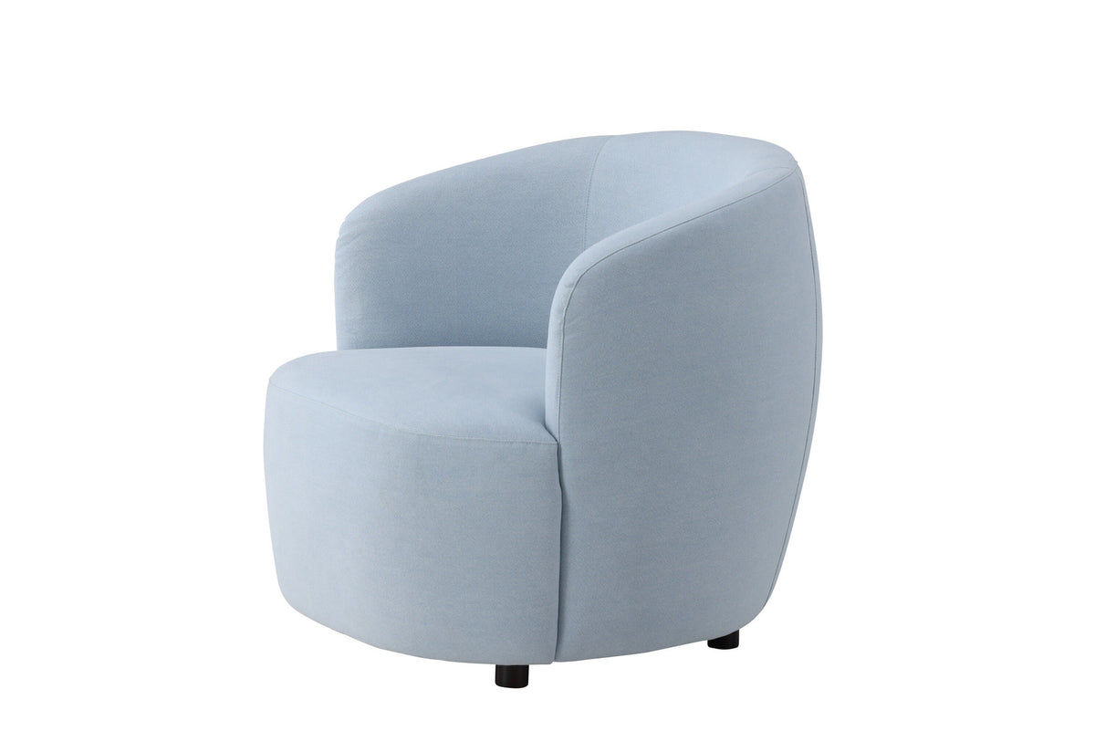 Bobbo Sessel in Blue präsentiert im Onlineshop von KAQTU Design AG. Sessel mit Armlehnen ist von Venture Home