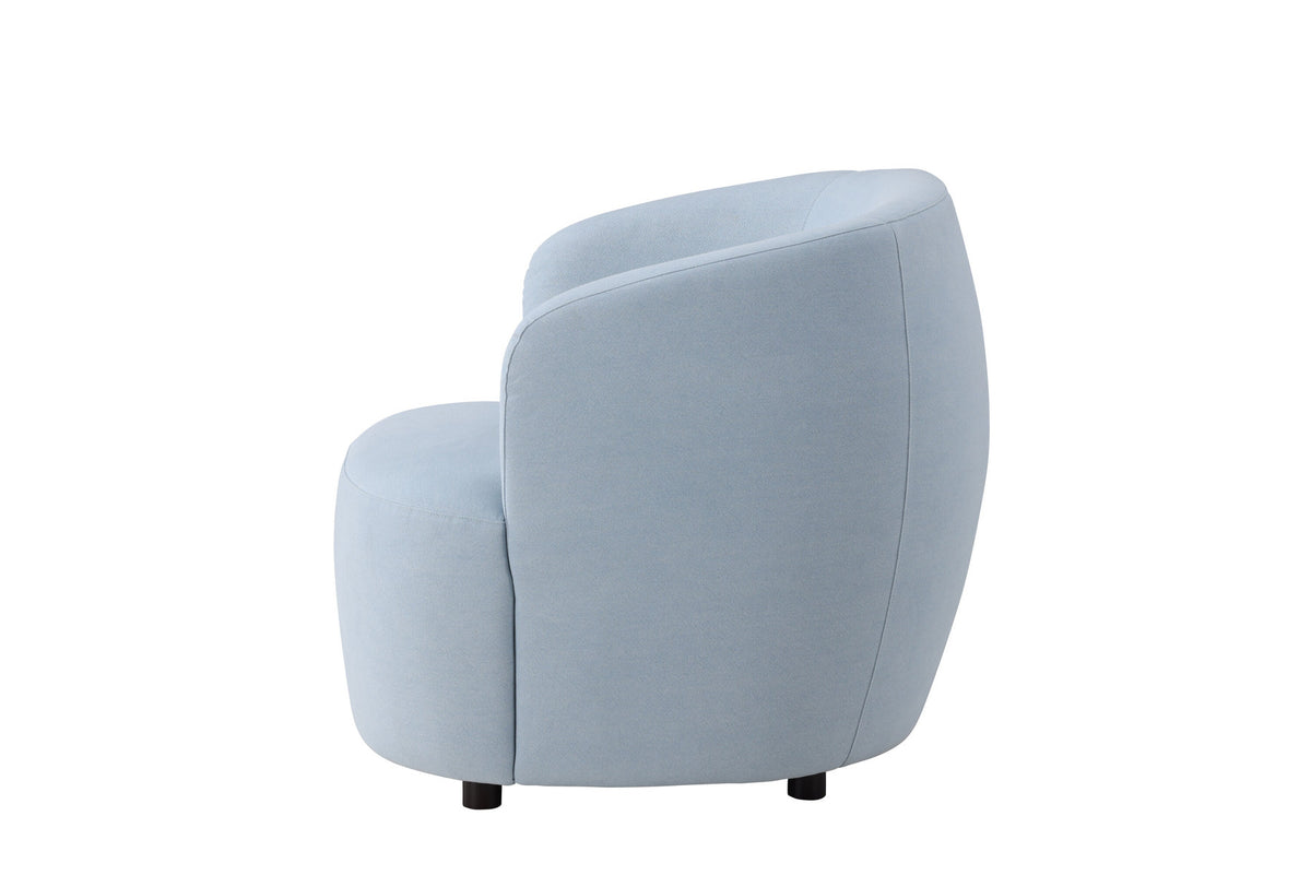 Bobbo Sessel in Blue präsentiert im Onlineshop von KAQTU Design AG. Sessel mit Armlehnen ist von Venture Home