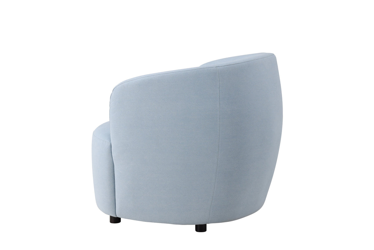 Bobbo Sessel in Blue präsentiert im Onlineshop von KAQTU Design AG. Sessel mit Armlehnen ist von Venture Home