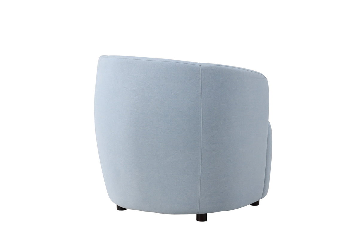 Bobbo Sessel in Blue präsentiert im Onlineshop von KAQTU Design AG. Sessel mit Armlehnen ist von Venture Home