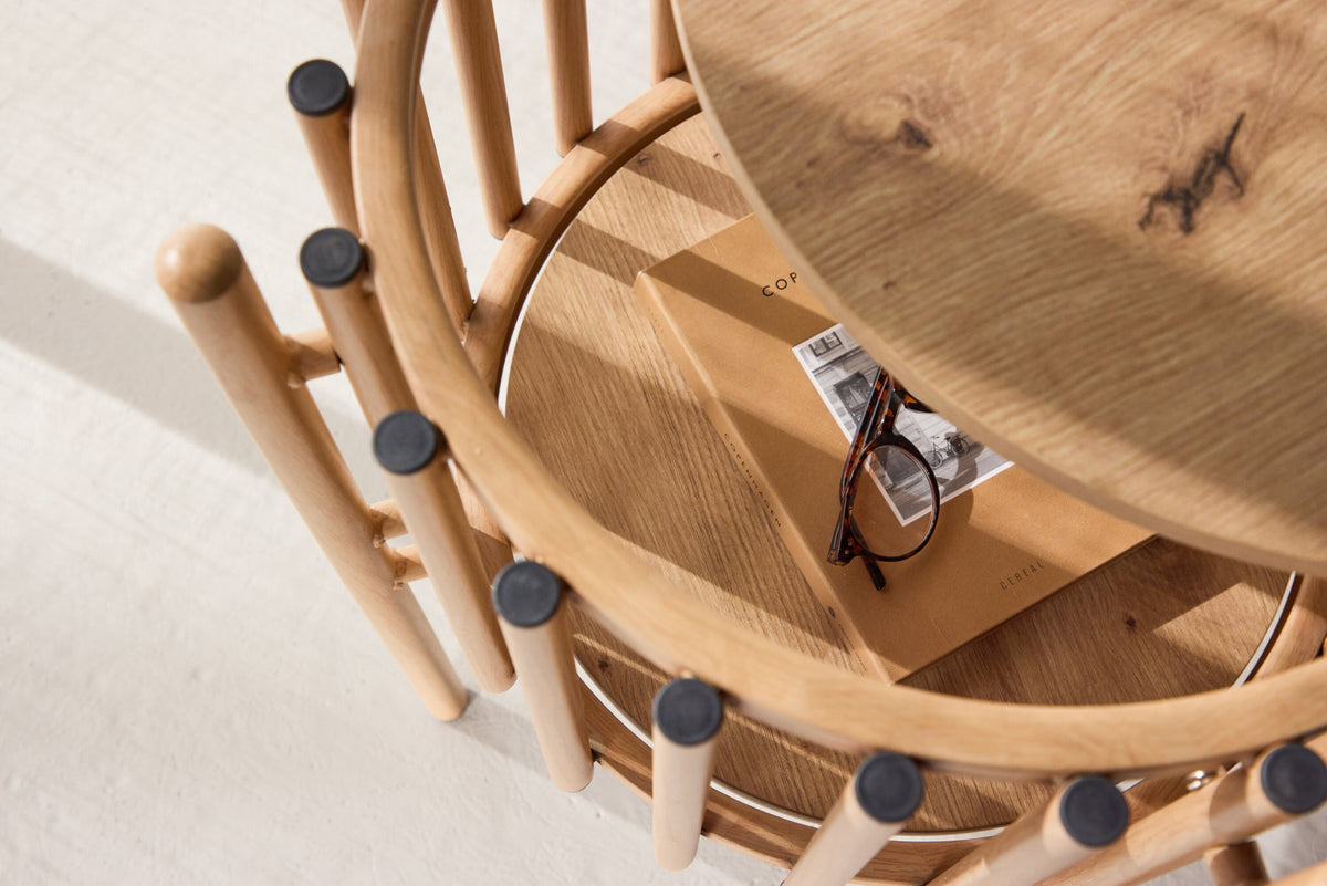 Rubbo Beistelltisch in Natur präsentiert im Onlineshop von KAQTU Design AG. Beistelltisch ist von Venture Home