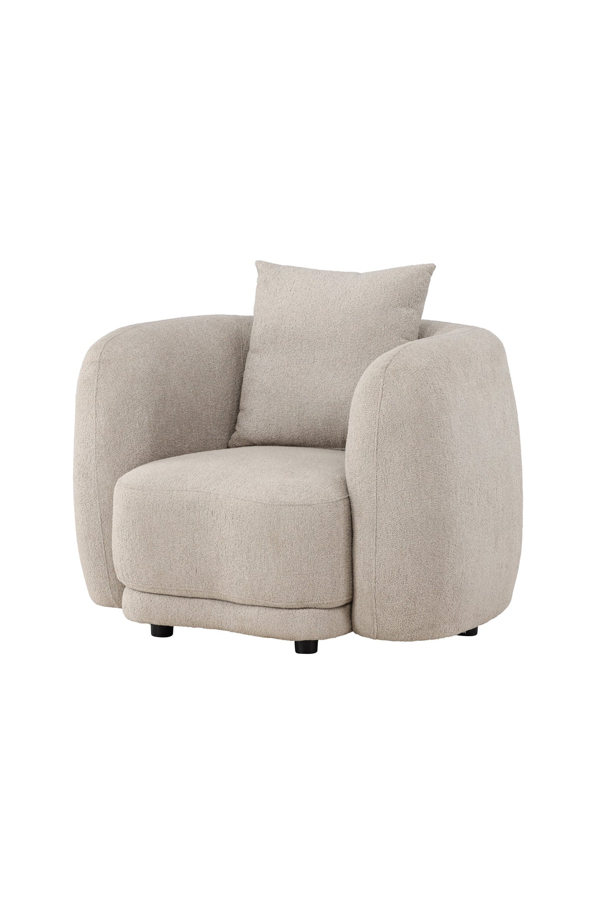 Cielo Sessel in Beige präsentiert im Onlineshop von KAQTU Design AG. Sessel mit Armlehnen ist von Venture Home