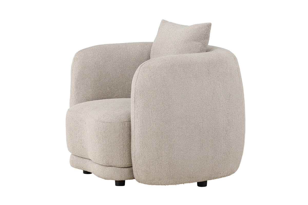 Cielo Sessel in Beige präsentiert im Onlineshop von KAQTU Design AG. Sessel mit Armlehnen ist von Venture Home