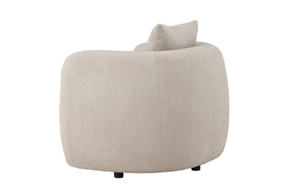 Cielo Sessel in Beige präsentiert im Onlineshop von KAQTU Design AG. Sessel mit Armlehnen ist von Venture Home