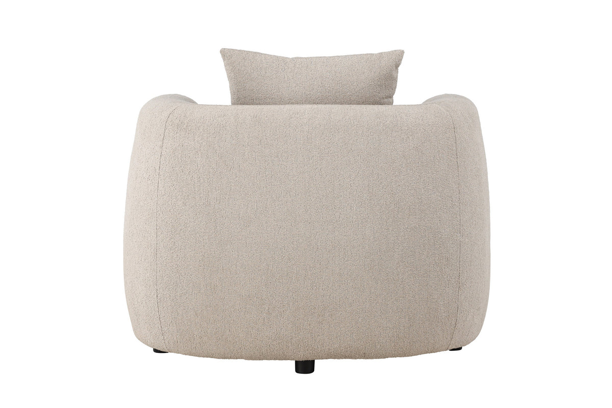 Cielo Sessel in Beige präsentiert im Onlineshop von KAQTU Design AG. Sessel mit Armlehnen ist von Venture Home