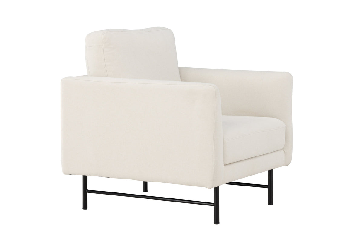 Sessel Sky in White präsentiert im Onlineshop von KAQTU Design AG. Sessel mit Armlehnen ist von Venture Home