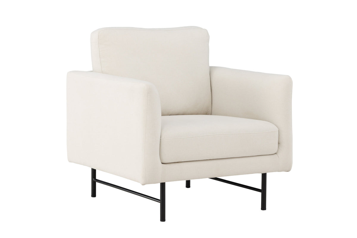Sessel Sky in White präsentiert im Onlineshop von KAQTU Design AG. Sessel mit Armlehnen ist von Venture Home