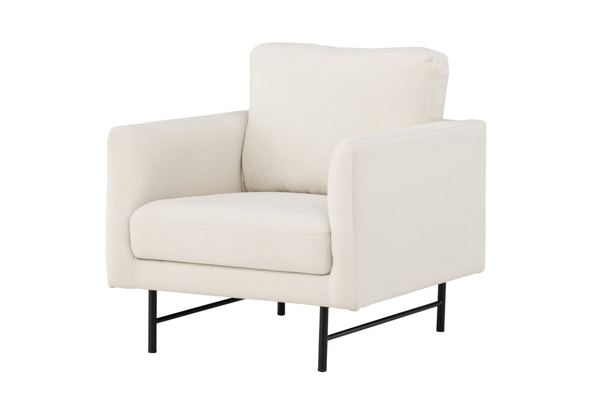 Sessel Sky in White präsentiert im Onlineshop von KAQTU Design AG. Sessel mit Armlehnen ist von Venture Home