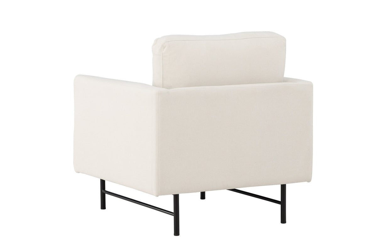 Sessel Sky in White präsentiert im Onlineshop von KAQTU Design AG. Sessel mit Armlehnen ist von Venture Home
