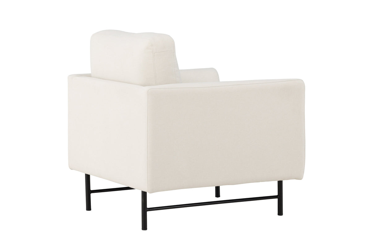 Sessel Sky in White präsentiert im Onlineshop von KAQTU Design AG. Sessel mit Armlehnen ist von Venture Home