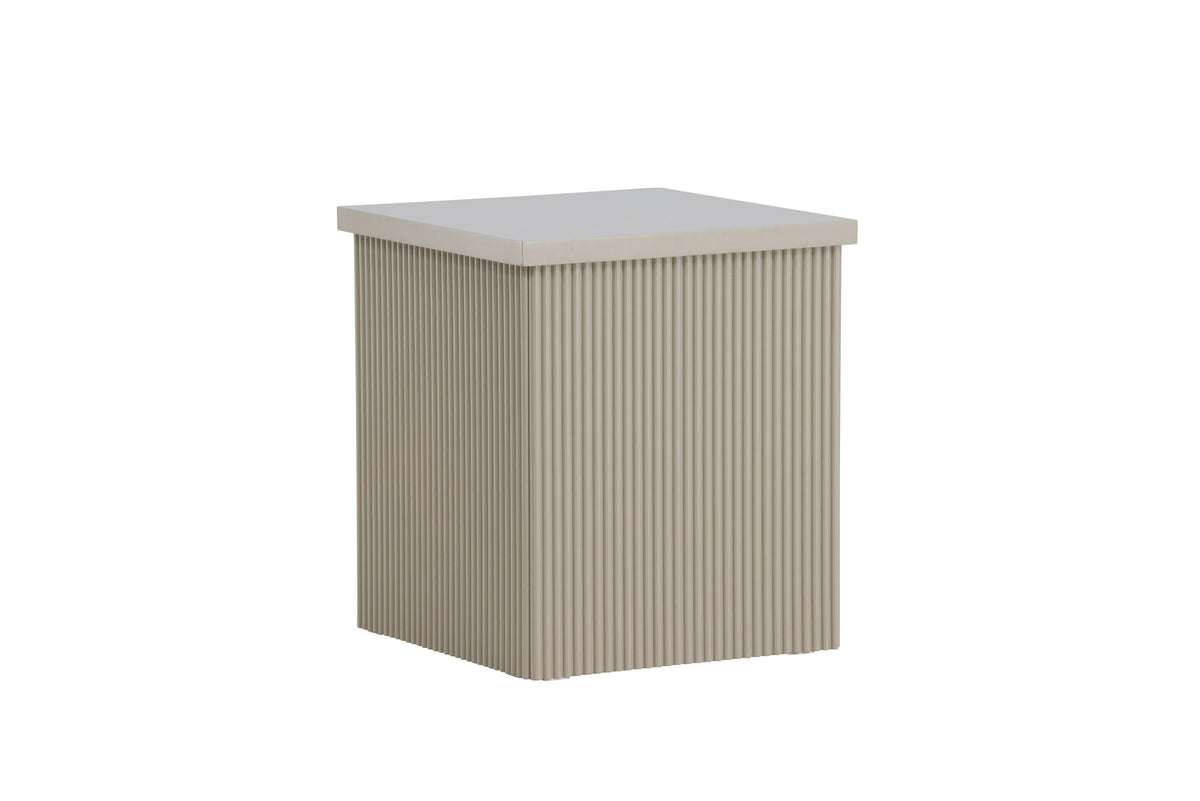 Lenox Beistelltisch in Beige präsentiert im Onlineshop von KAQTU Design AG. Beistelltisch ist von Venture Home