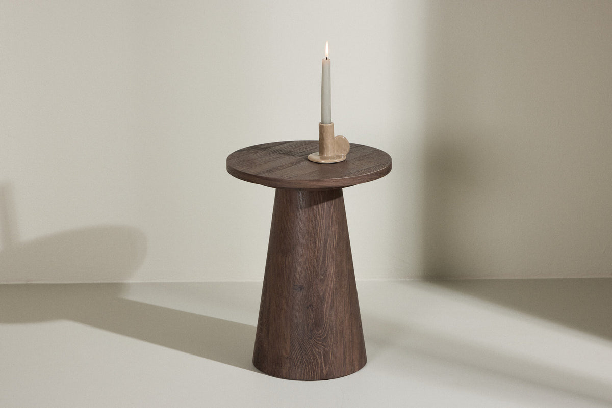 Lanzo Beistelltisch φ35 in Mokka präsentiert im Onlineshop von KAQTU Design AG. Beistelltisch ist von Venture Home