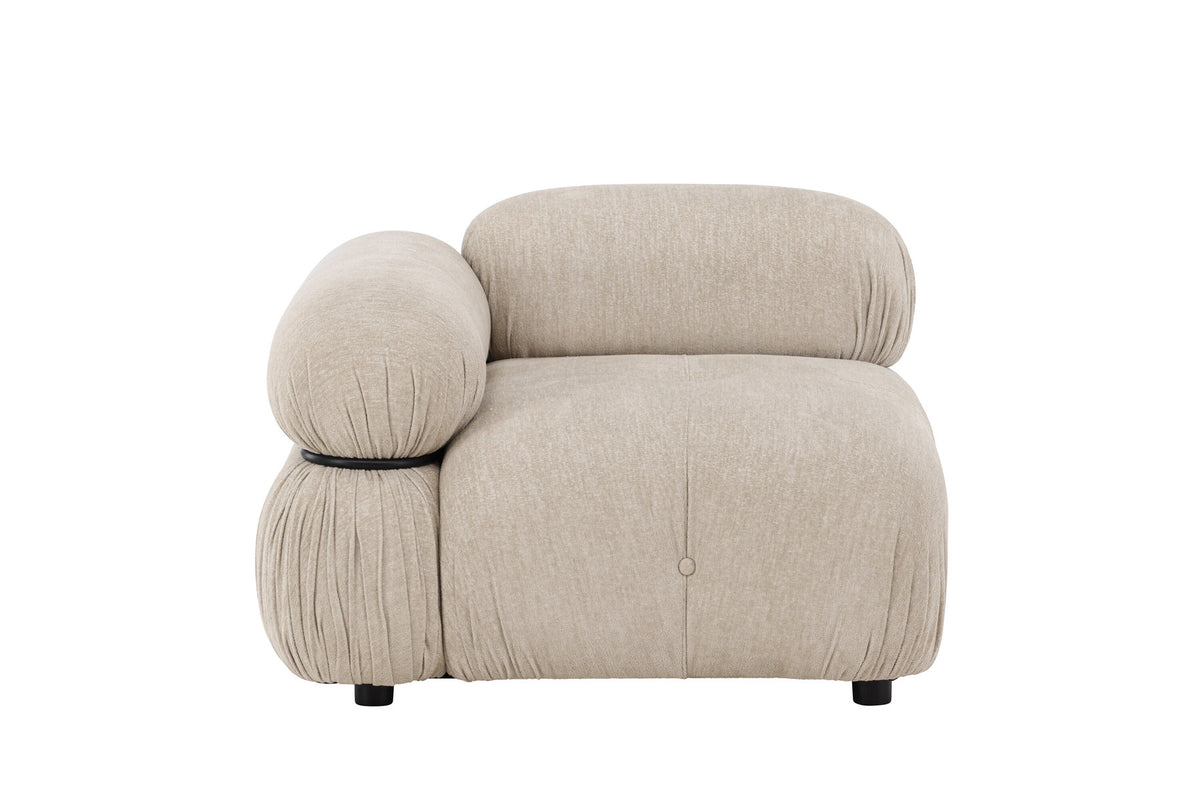 Mika modulares Sofa Links in Beige präsentiert im Onlineshop von KAQTU Design AG. Modulares Sofa ist von Venture Home