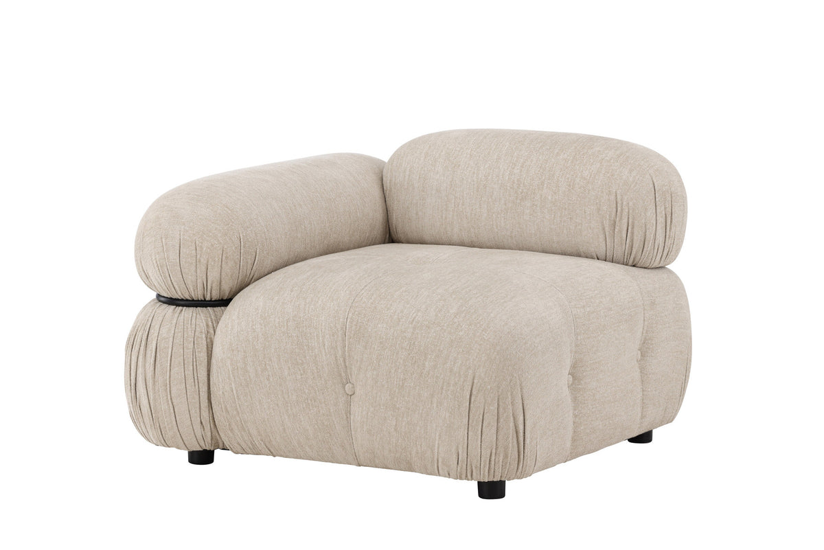 Mika modulares Sofa Links in Beige präsentiert im Onlineshop von KAQTU Design AG. Modulares Sofa ist von Venture Home