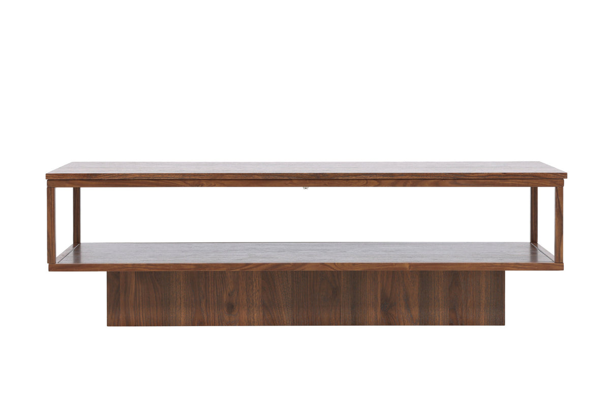 Maglehem Sofatisch in Walnuss präsentiert im Onlineshop von KAQTU Design AG. Beistelltisch ist von Venture Home