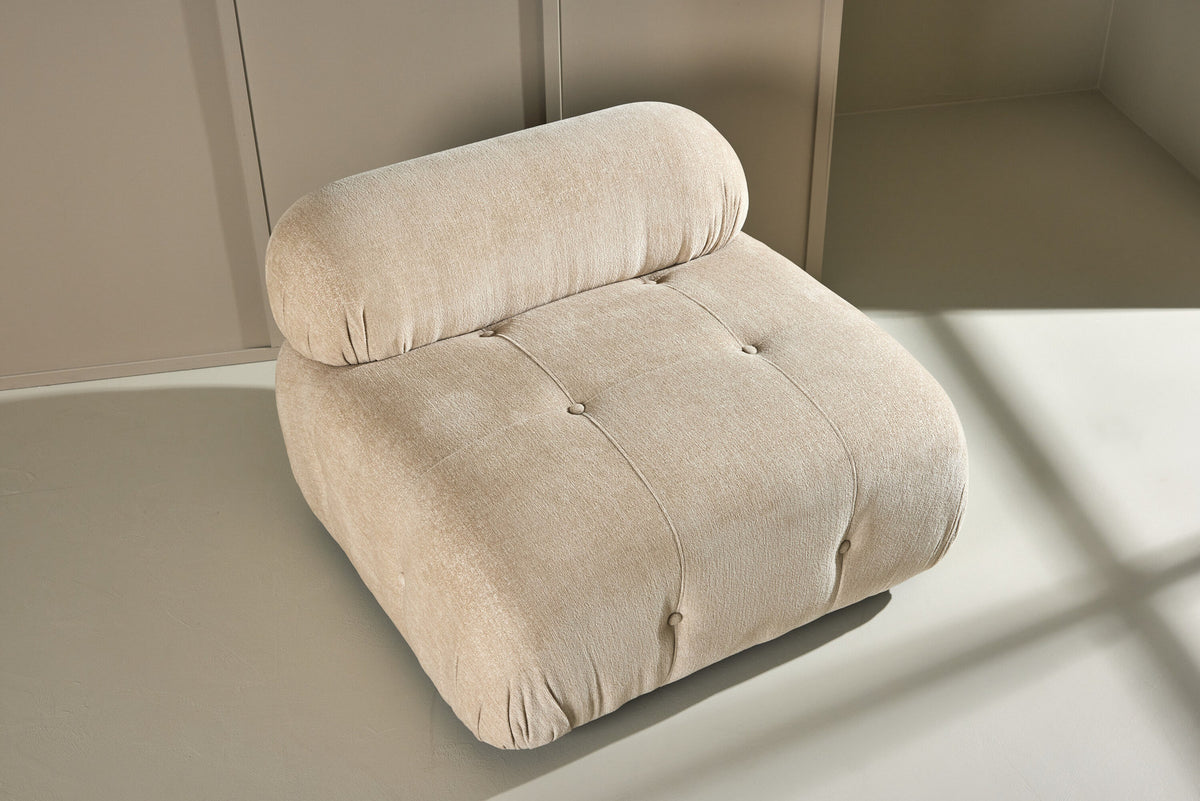 Mika Sofa Modul in Beige präsentiert im Onlineshop von KAQTU Design AG. Modulares Sofa ist von Venture Home