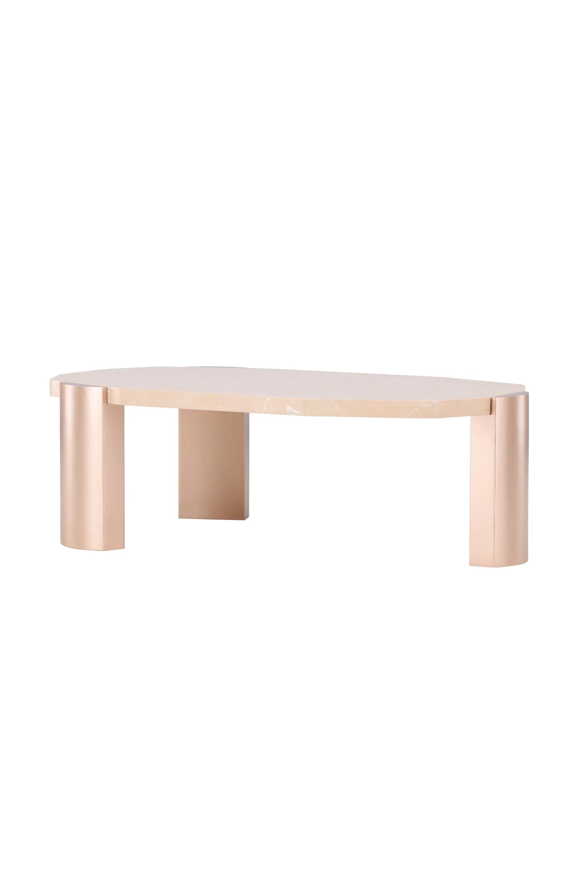 Eleganter Sofatisch Kres von Venture Home, 125x70.5 cm, modernes Design, perfekt für Wohnzimmer, hochwertige Verarbeitung.