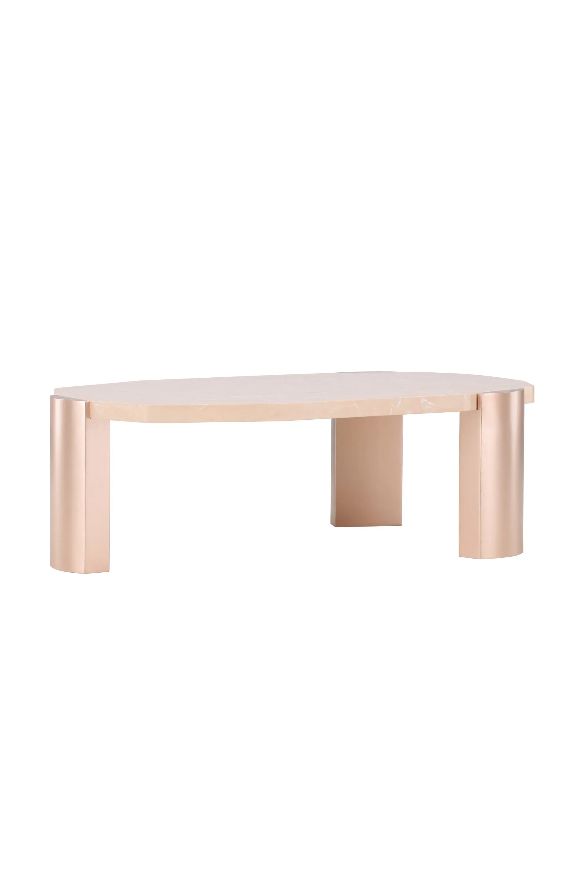 Eleganter Sofatisch Kres von Venture Home, 125x70.5 cm, modernes Design, perfekt für Wohnzimmer, hochwertige Verarbeitung.