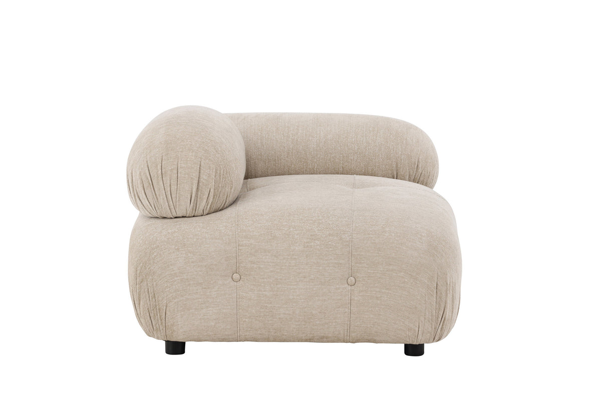 Mika modulares Sofa Rechts in Beige präsentiert im Onlineshop von KAQTU Design AG. Modulares Sofa ist von Venture Home