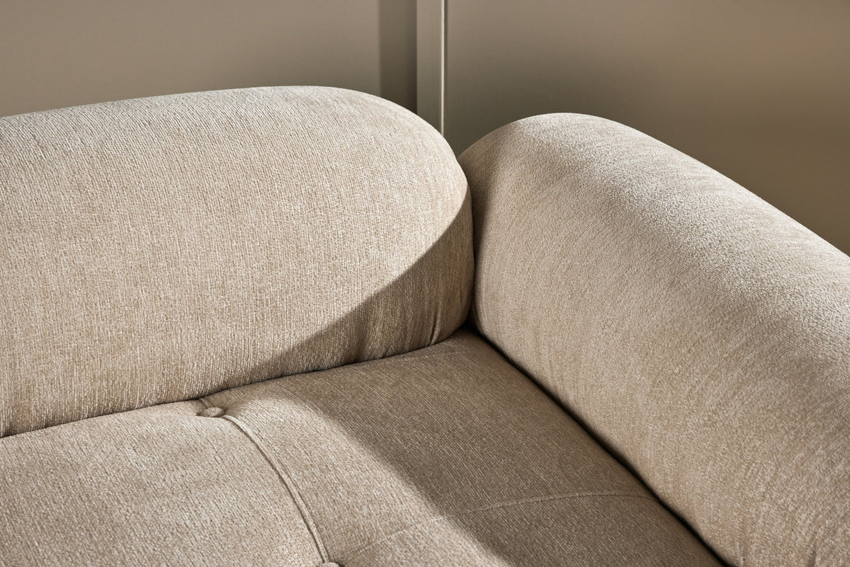 Mika modulares Sofa Rechts in Beige präsentiert im Onlineshop von KAQTU Design AG. Modulares Sofa ist von Venture Home