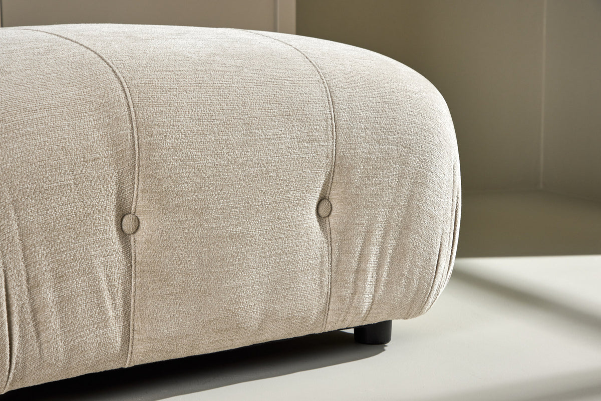 Mika Sofa Modul in Beige präsentiert im Onlineshop von KAQTU Design AG. Modulares Sofa ist von Venture Home