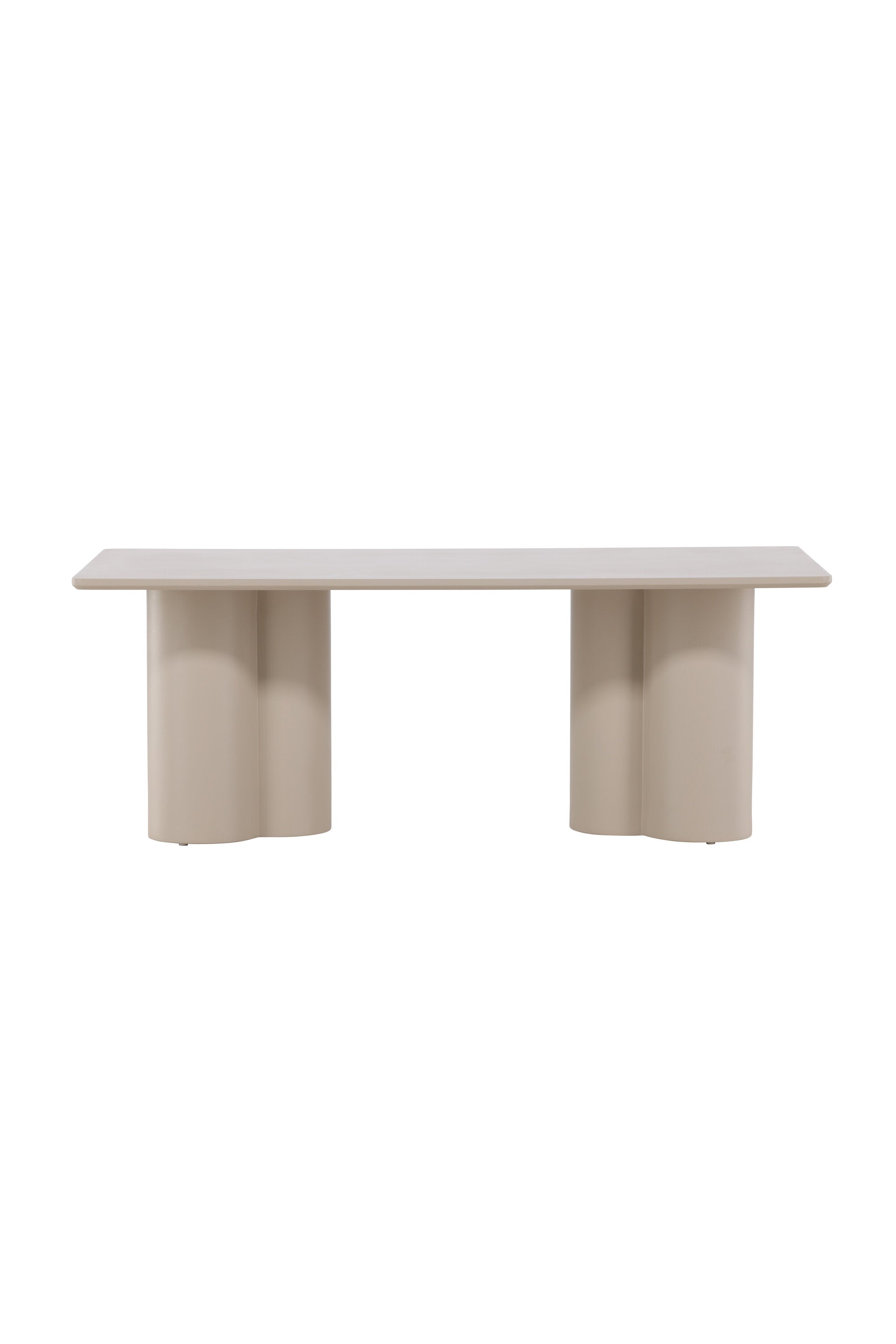 Eleganter Sofatisch aus MDF, 120x60 cm, in sanftem Beige. Vielseitig, robust und stilvoll für jeden Wohnraum.