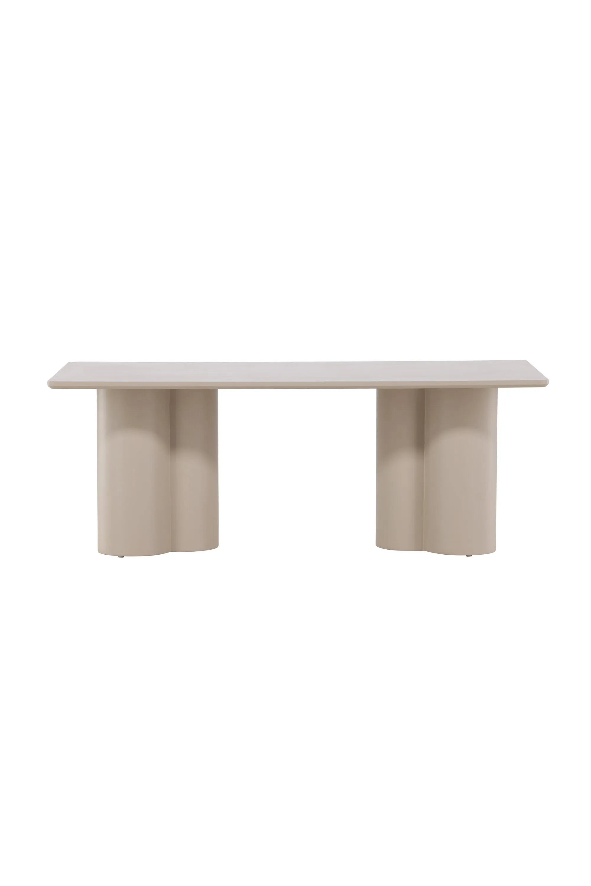 Eleganter Sofatisch aus MDF, 120x60 cm, in sanftem Beige. Vielseitig, robust und stilvoll für jeden Wohnraum.