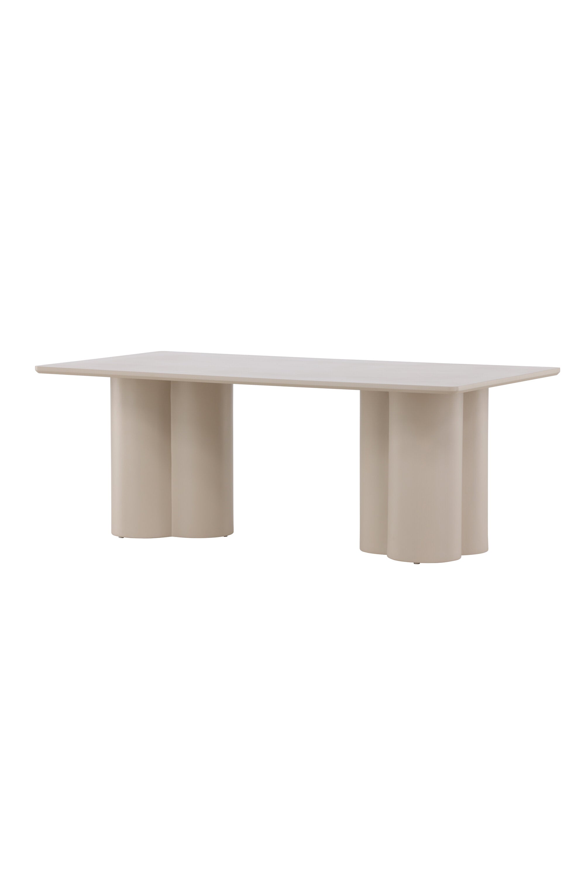 Eleganter Sofatisch aus MDF, 120x60 cm, in sanftem Beige. Vielseitig, robust und stilvoll für jeden Wohnraum.