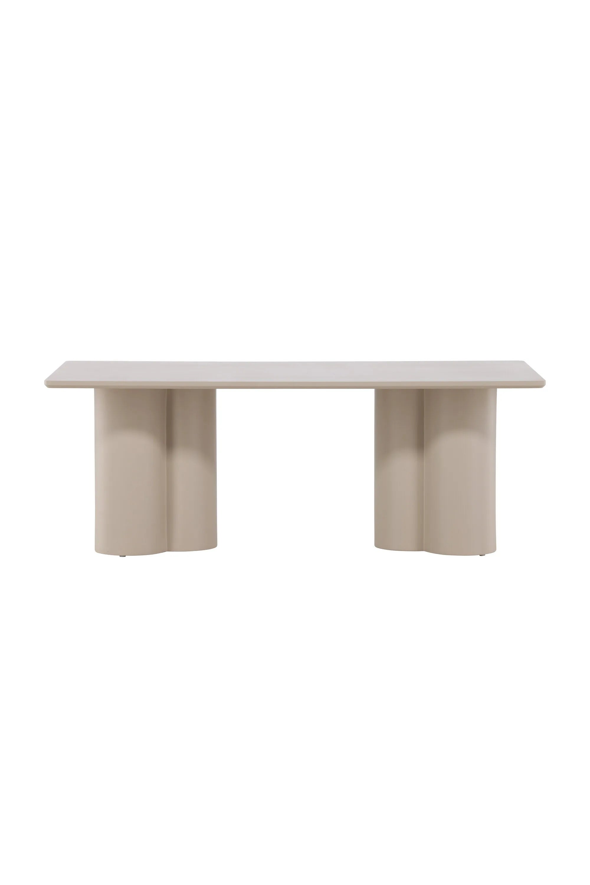 Eleganter Sofatisch aus MDF, 120x60 cm, in sanftem Beige. Vielseitig, robust und stilvoll für jeden Wohnraum.