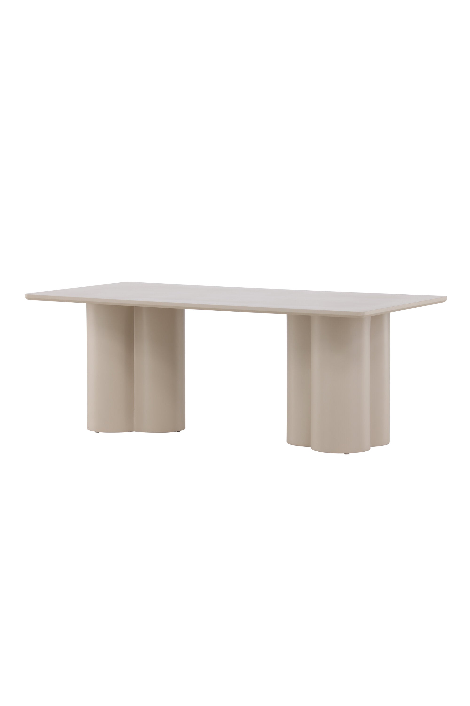 Eleganter Sofatisch aus MDF, 120x60 cm, in sanftem Beige. Vielseitig, robust und stilvoll für jeden Wohnraum.