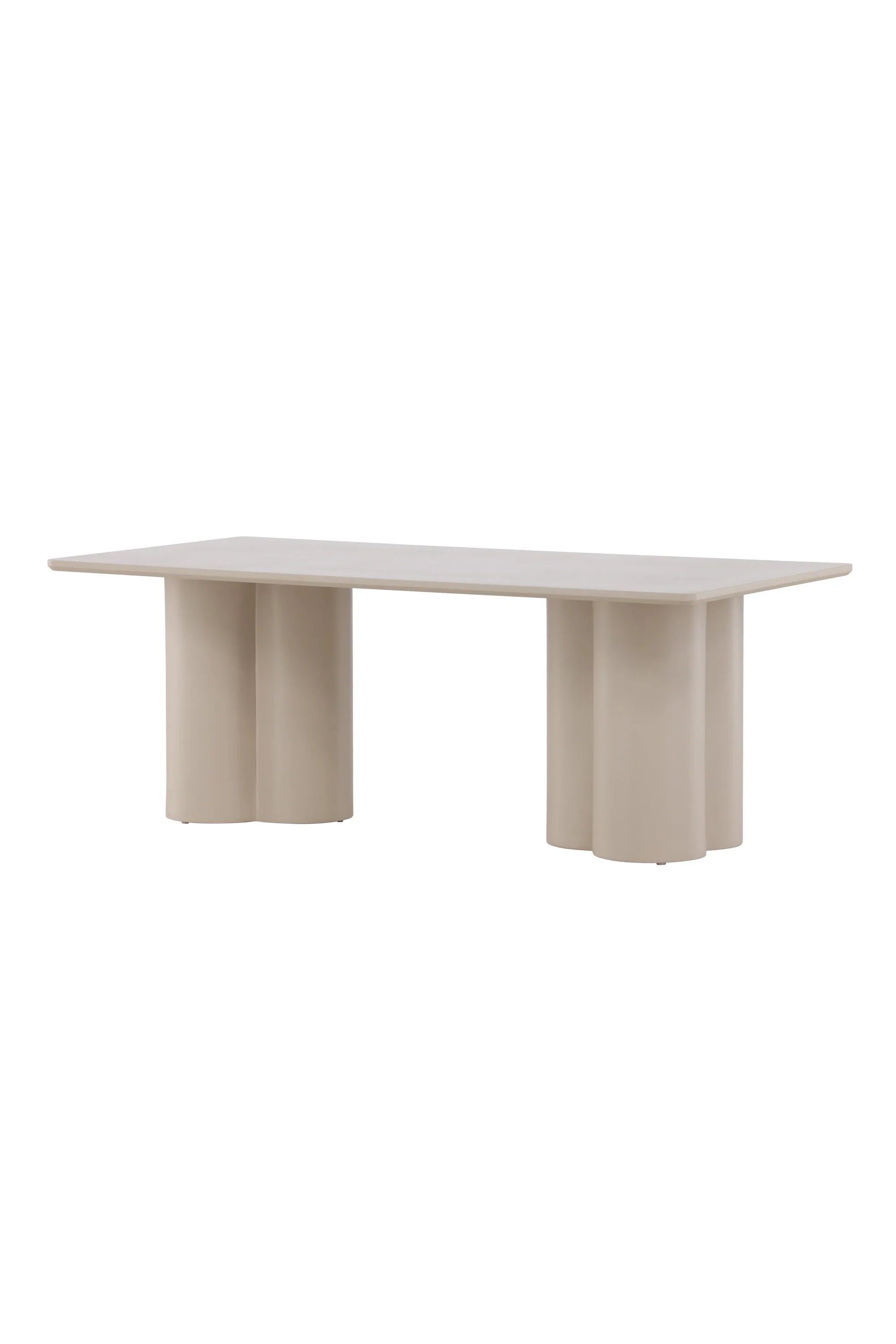 Eleganter Sofatisch aus MDF, 120x60 cm, in sanftem Beige. Vielseitig, robust und stilvoll für jeden Wohnraum.