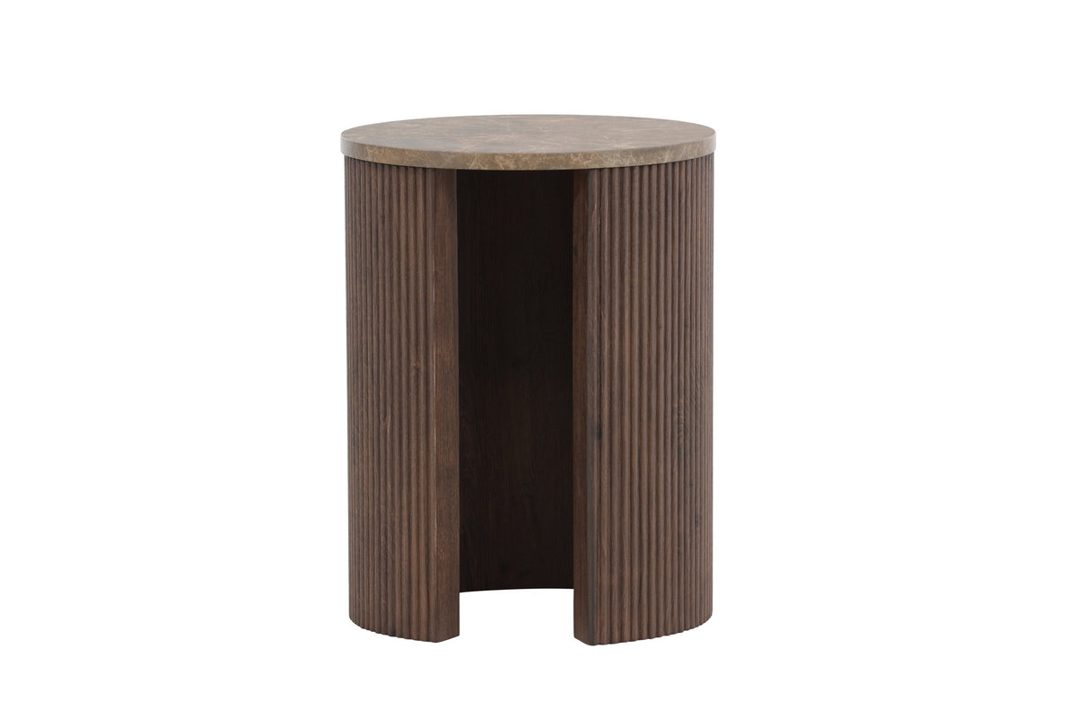 Bristol Beistelltisch φ40 in Mokka präsentiert im Onlineshop von KAQTU Design AG. Beistelltisch ist von Venture Home