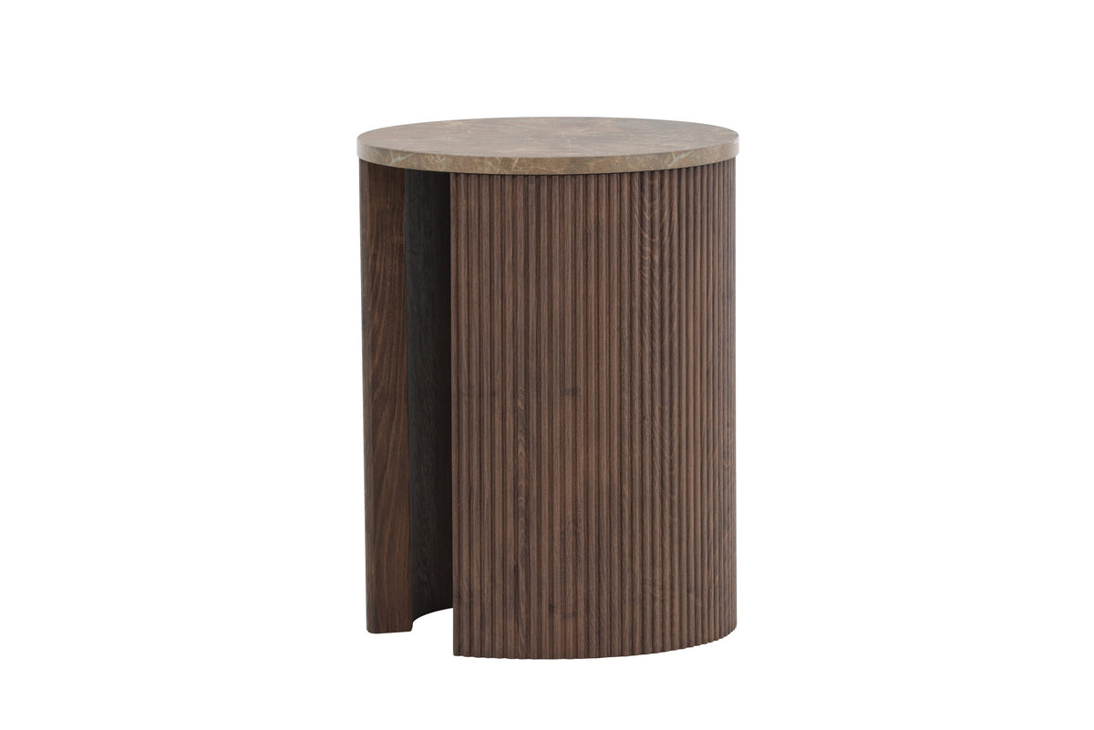 Bristol Beistelltisch φ40 in Mokka präsentiert im Onlineshop von KAQTU Design AG. Beistelltisch ist von Venture Home