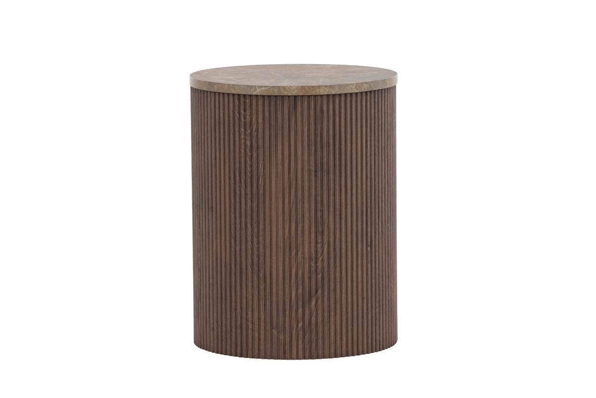 Bristol Beistelltisch φ40 in Mokka präsentiert im Onlineshop von KAQTU Design AG. Beistelltisch ist von Venture Home
