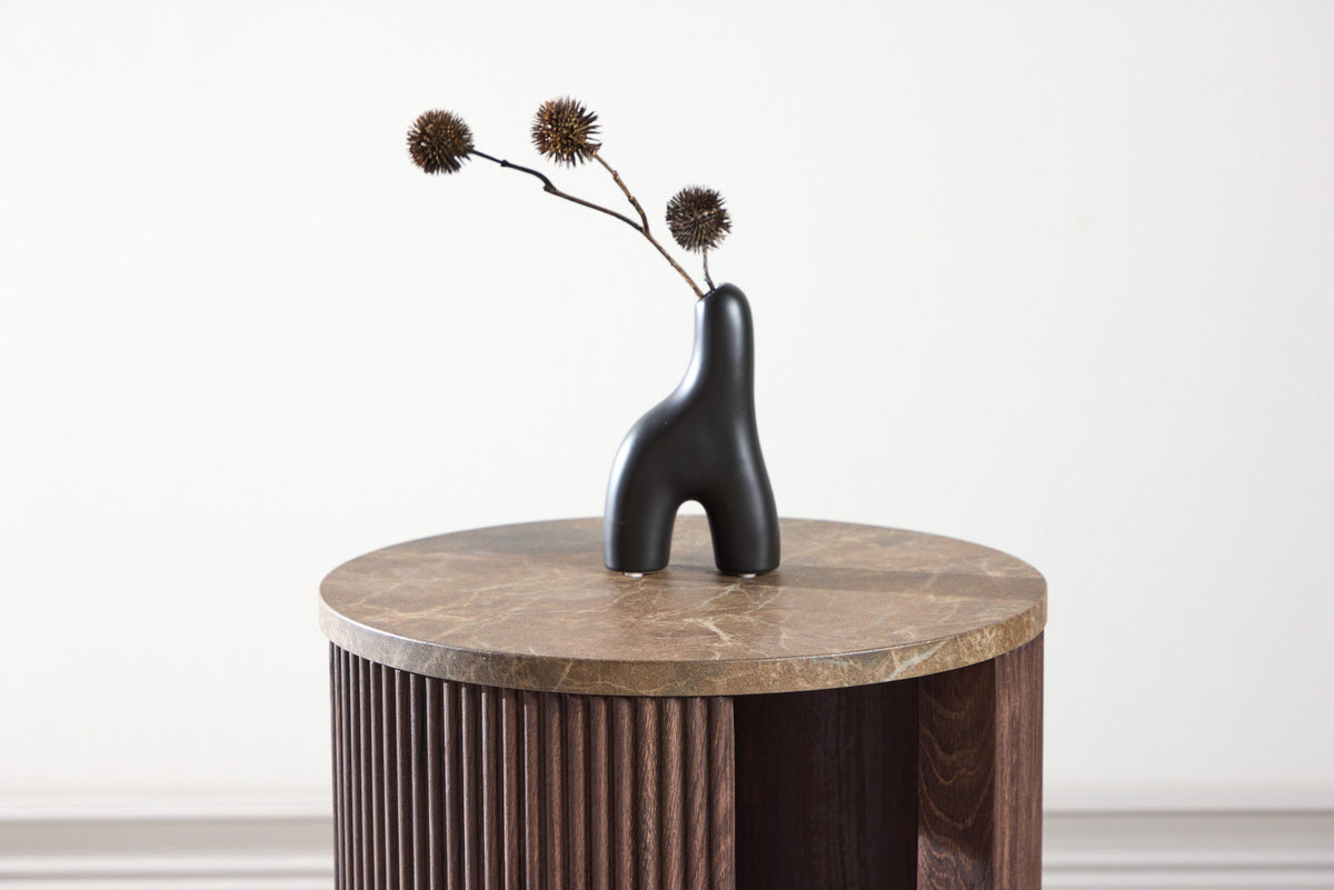 Bristol Beistelltisch φ40 in Mokka präsentiert im Onlineshop von KAQTU Design AG. Beistelltisch ist von Venture Home