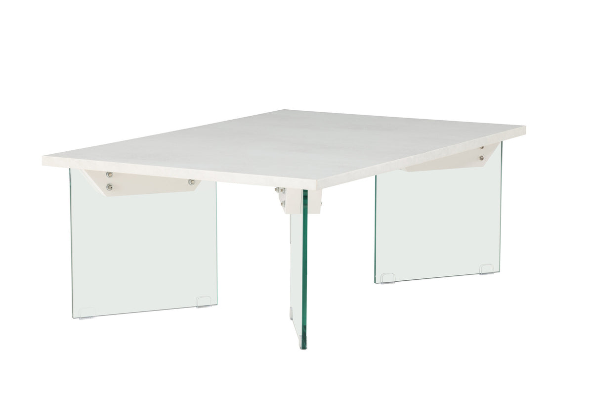 Ester Sofatisch in White präsentiert im Onlineshop von KAQTU Design AG. Beistelltisch ist von Venture Home