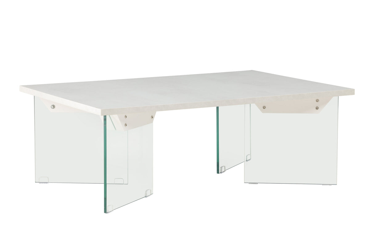 Ester Sofatisch in White präsentiert im Onlineshop von KAQTU Design AG. Beistelltisch ist von Venture Home