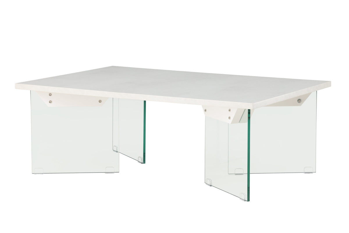 Ester Sofatisch in White präsentiert im Onlineshop von KAQTU Design AG. Beistelltisch ist von Venture Home
