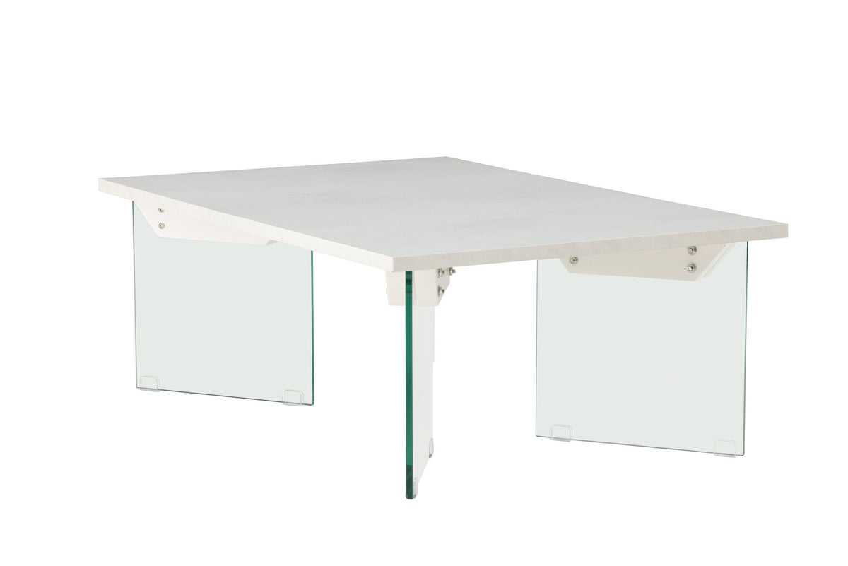 Ester Sofatisch in White präsentiert im Onlineshop von KAQTU Design AG. Beistelltisch ist von Venture Home