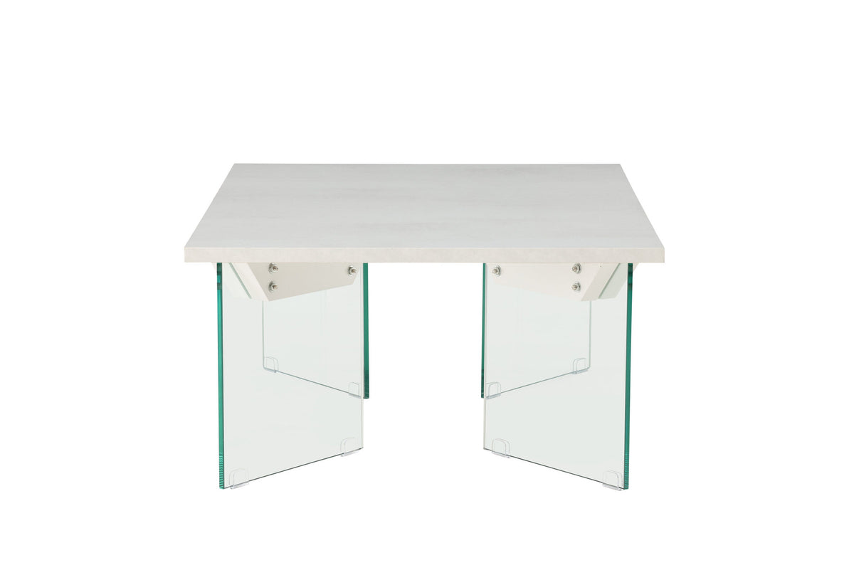 Ester Sofatisch in White präsentiert im Onlineshop von KAQTU Design AG. Beistelltisch ist von Venture Home