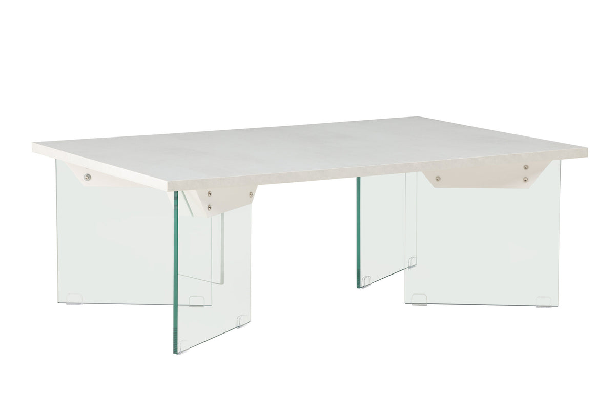 Ester Sofatisch in White präsentiert im Onlineshop von KAQTU Design AG. Beistelltisch ist von Venture Home