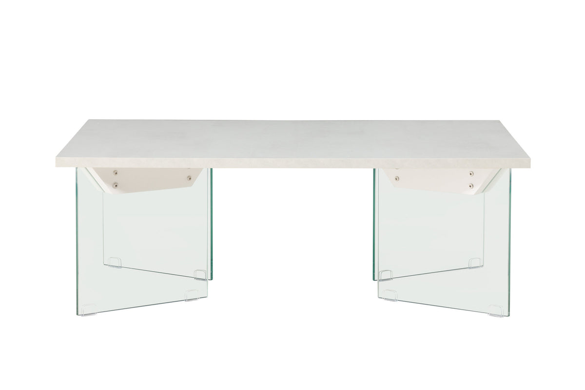 Ester Sofatisch in White präsentiert im Onlineshop von KAQTU Design AG. Beistelltisch ist von Venture Home