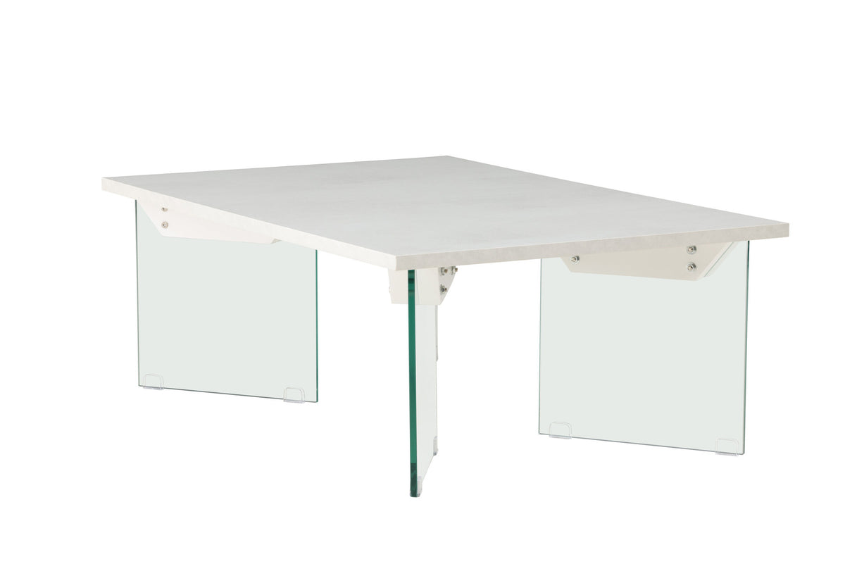 Ester Sofatisch in White präsentiert im Onlineshop von KAQTU Design AG. Beistelltisch ist von Venture Home