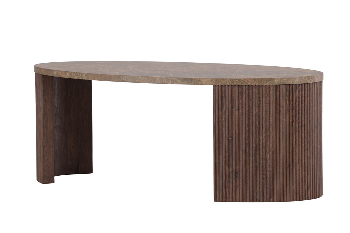 Bristol Sofa Tisch 120x60 in Mokka präsentiert im Onlineshop von KAQTU Design AG. Beistelltisch ist von Venture Home