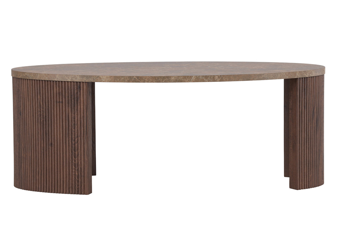 Bristol Sofa Tisch 120x60 in Mokka präsentiert im Onlineshop von KAQTU Design AG. Beistelltisch ist von Venture Home
