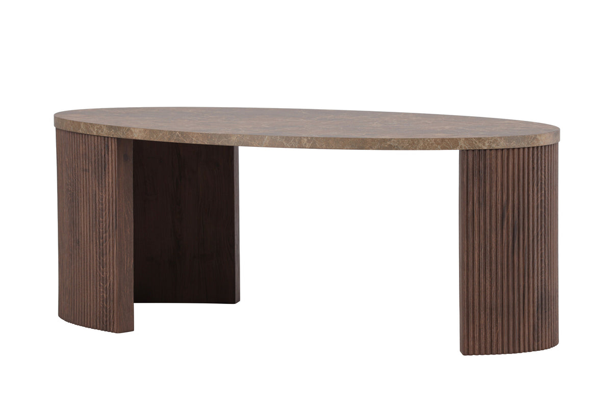Bristol Sofa Tisch 120x60 in Mokka präsentiert im Onlineshop von KAQTU Design AG. Beistelltisch ist von Venture Home