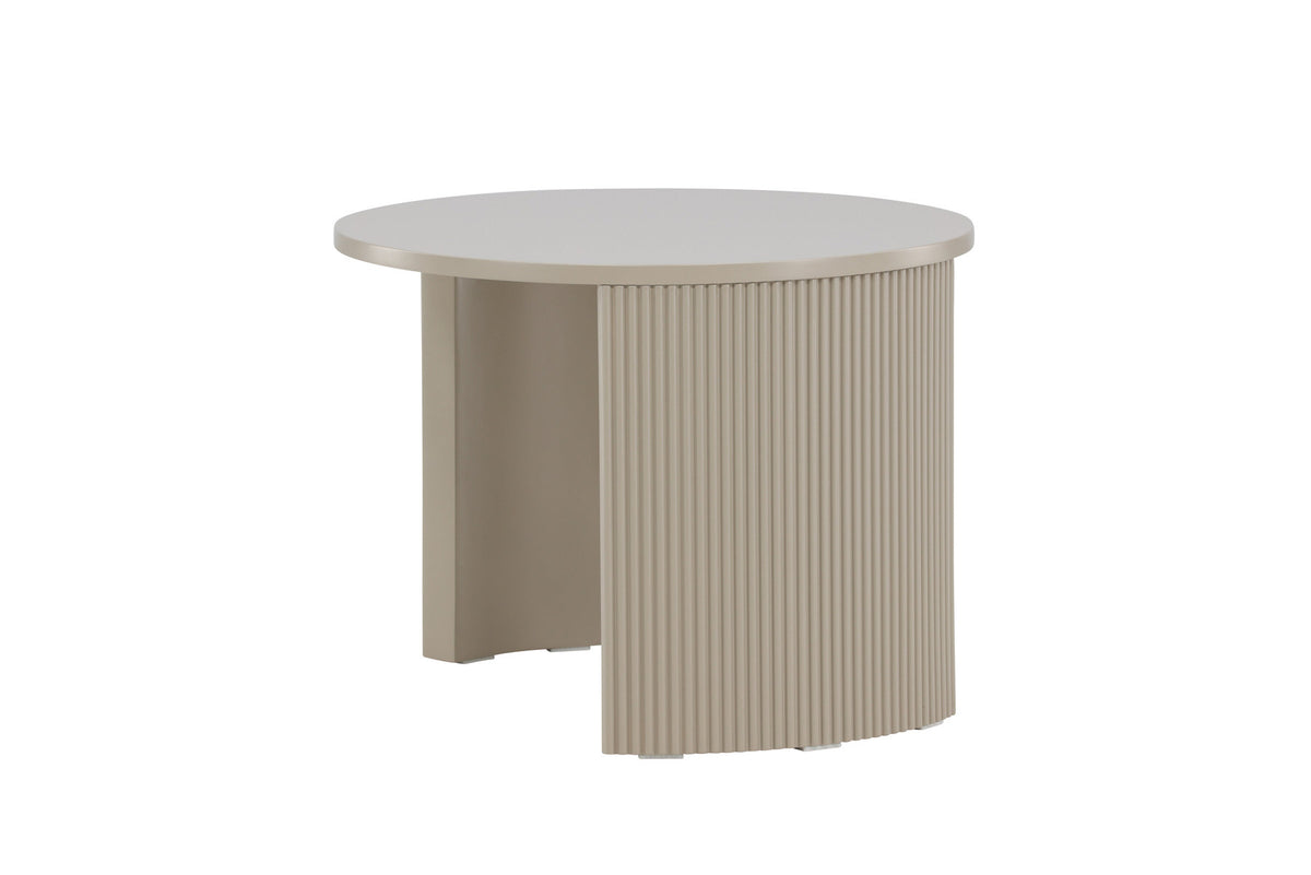 Bristol Sofa Tisch φ60 in Beige präsentiert im Onlineshop von KAQTU Design AG. Beistelltisch ist von Venture Home